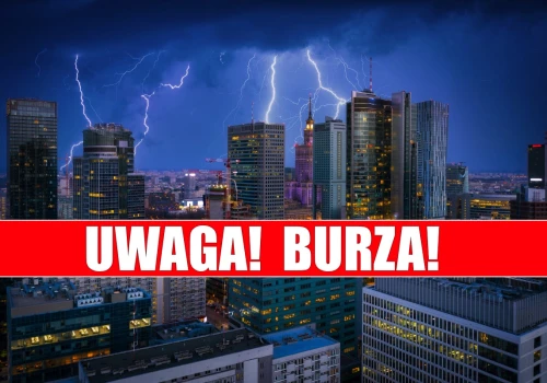 Burza dotarła nad Warszawę. Błyskawice, silny wiatr i deszcz już nad miastem