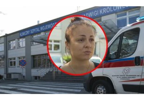 Dzieci przegrzewają się w szpitalu. Matka obkłada córkę lodem
