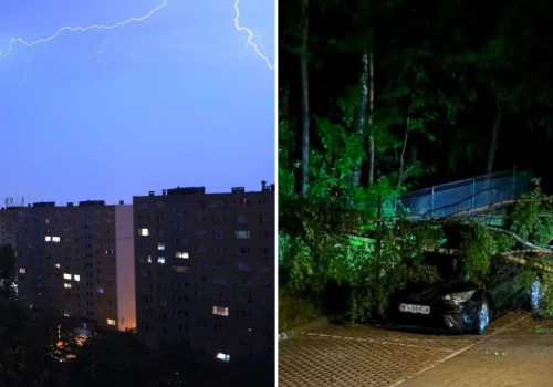 Burzowa noc w Łódzkiem, 60 interwencji strażaków. Jest kolejne ostrzeżenie IMGW