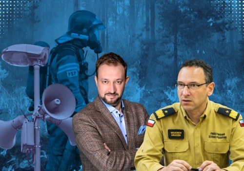 „Reakcja musi być błyskawiczna”. Komendant Główny PSP o zmianach w systemie alarmowania ludności