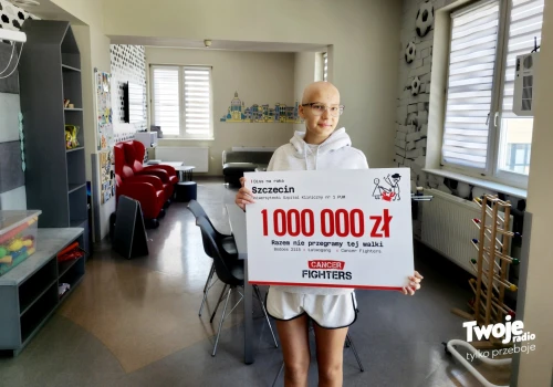 Wpłacała na Cancer Fighters, nim zachorowała. Historia Tosi i miliona złotych dla szczecińskiej onkologii