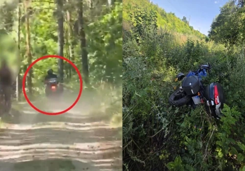 Policja opublikowała nagranie z pościgu za motocyklista. Jak usłyszeli jego powód ucieczki to byli mocno zaskoczeni. Teraz grozi mu 5 lat
