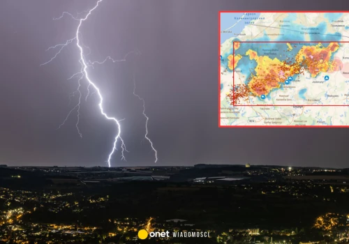 Groźna superkomórka burzowa nad Polską. Możliwa trąba powietrzna