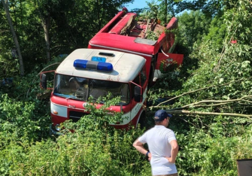 Radny niemal zabił kobietę wozem strażackim. Mandat: 20 zł
