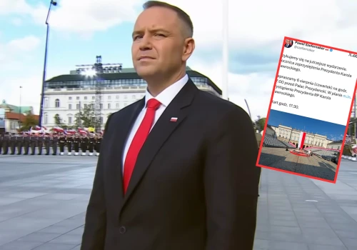 Jest nagranie! Pokazali trybuny pod Pałacem Prezydenckim, internauci drą łacha! „Normalnie Trump z TEMU”