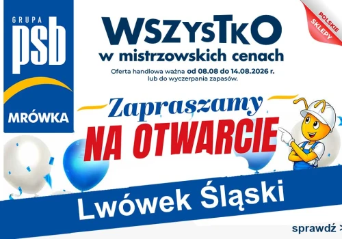 PSB Mrówka w Lwówku Śląskim – gazetka z promocjami