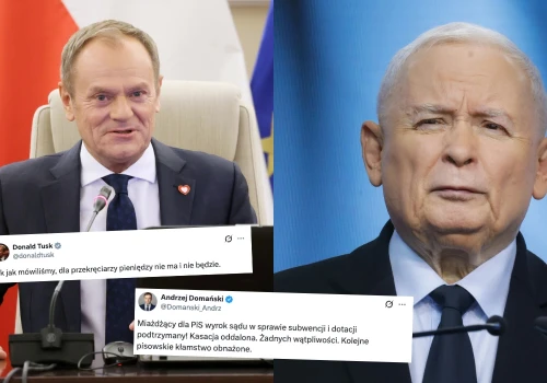 Sąd podtrzymał decyzję i nie będzie subwencji dla PiS, Tusk twierdzi, że to dlatego, że są przekręciarzami
