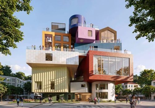 Zamiast nudnego budynku, kolaż indywidualnych brył. MVRDV znowu szokuje