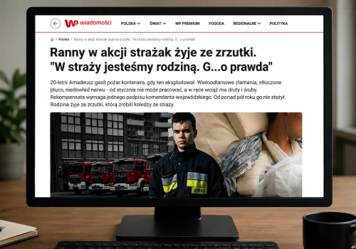 Ruszyła sprawa rannego strażaka. PSP wydała oświadczenie, zareagował minister