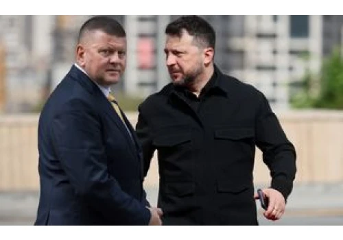 Zełenski i Załużny łeb w łeb. Nowy sondaż prezydencki na Ukrainie