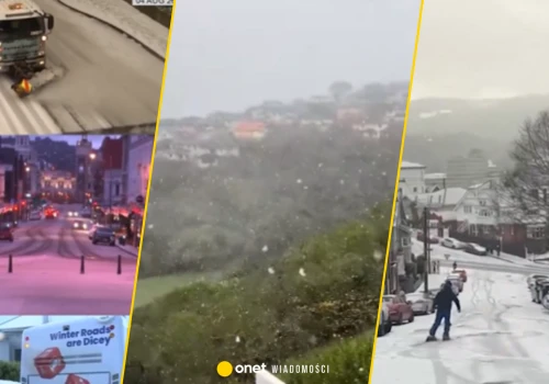 W Europie upał, w Nowej Zelandii zima. Wellington zaskoczone opadami śniegu
