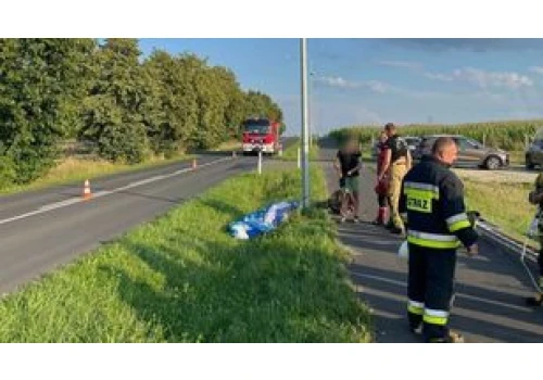 Wypadek na spadochronie. Zderzenie z latarnią w trakcie lotu