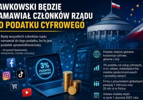 Gawkowski będzie namawiał członków rządu do podatku cyfrowego