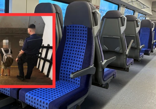 Chwila nieuwagi i pociąg odjechał z 9-latkiem. Ojciec został na stacji