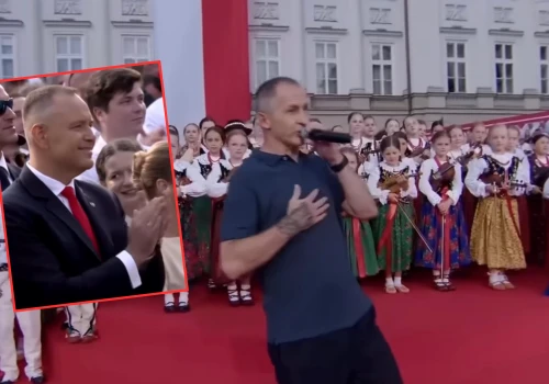 To on zaśpiewał dla Nawrockiego! TAK podziękował mu prezydent. „Ja też, jako zwykły chłopak…”