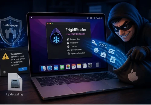 FrigidStealer. Nowy złodziej na macOS omija Gatekeepera i kradnie dane użytkowników