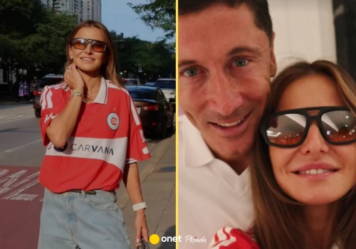 Anna Lewandowska zadebiutowała z córkami na stadionie w Chicago. Uwagę zwróciły koszulki