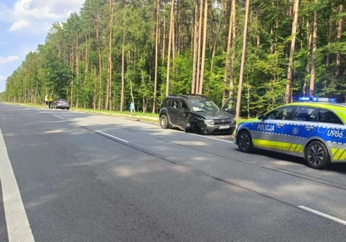 Nieprawidłowe wyprzedzanie zakończyło się zderzeniem na DK22