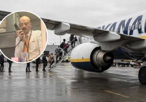 Stand-up w przestworzach. Steward Ryanair zachwycił pasażerów