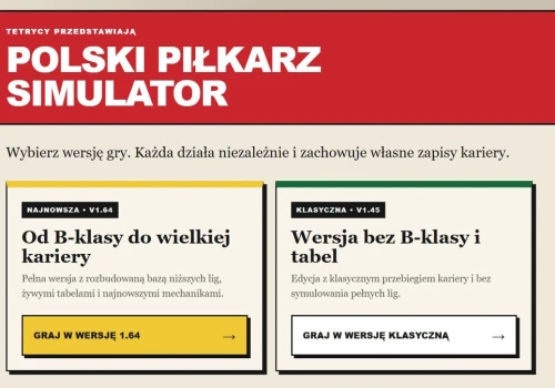 Dziennikarz stworzył zabawną grę piłkarską. Od B-klasy do Ligi Mistrzów
