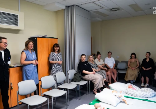 Przyszłe mamy uczyły się karmić