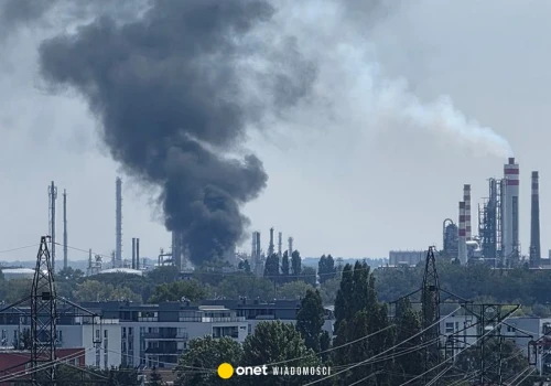 Pożar w rafinerii na Słowacji. Mieszkanka Bratysławy 