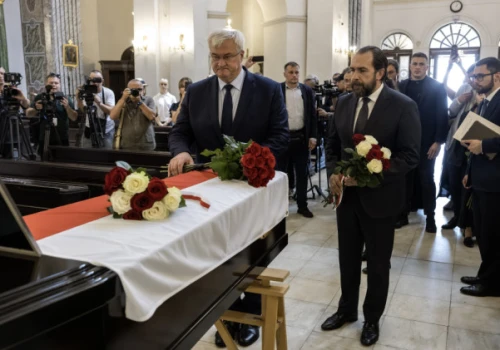 Ukraińcy pożegnali „wielkiego syna narodu polskiego”. Zabili go Rosjanie