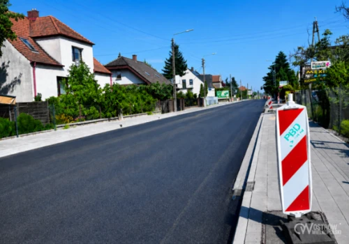 Nowa nawierzchnia na jednej z dłuższych ulic