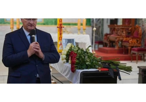 W Kijowie pożegnano polskiego wolontariusza, który zginął w Charkowie od uderzenia rosyjskiego drona