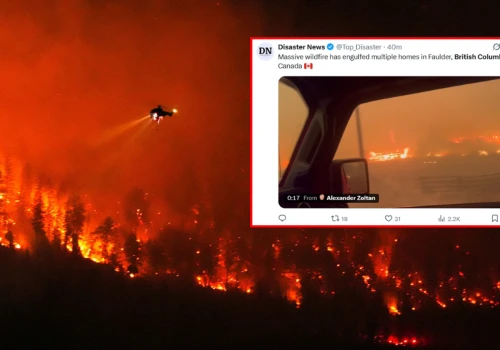 Niszczycielskie pożary w Kanadzie. Płoną domy, ewakuacja mieszkańców
