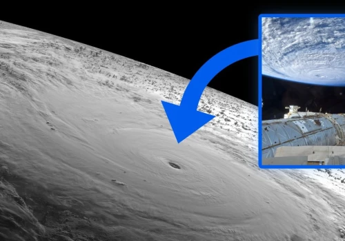 Potężny tajfun nad Pacyfikiem. Astronauta ISS chwycił za iPhone'a
