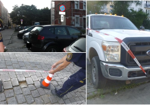 Nieprawidłowe parkowanie, nietrzeźwi na klatkach schodowych, ranna seniorka. Interwencje straży miejskiej