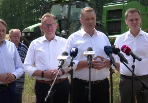 Czarnek w gminie Grabica: Żądamy objęcia rolników pomocą w ich bardzo trudnej sytuacji