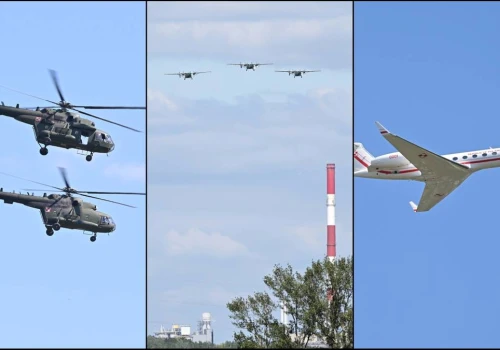 Spektakularny lot samolotów i śmigłowców nad Warszawą. Wojsko szykuje się na defiladę
