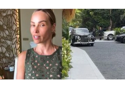 Weronika Książkiewicz nadaje z hotelu, w którym ma odbyć się wesele Cristiano Ronaldo. 