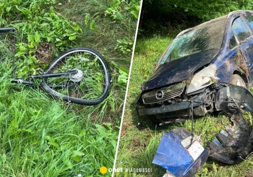 Śmiertelny wypadek na Podkarpaciu. Rowerzysta zginął na miejscu