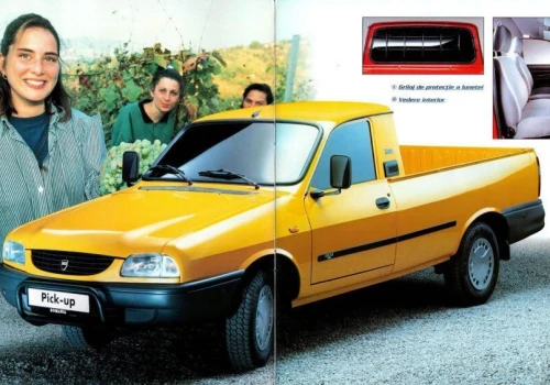 Dacia Pickup 1.6 4×4 2001. Ten samochód był oferowany w 15 kolorach
