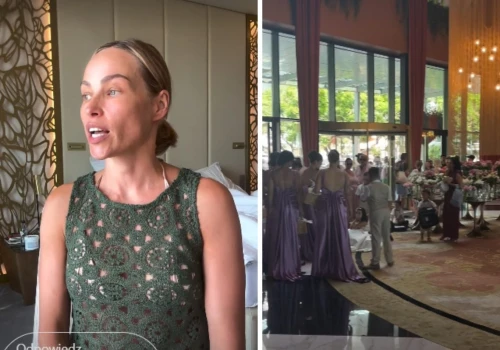 Weronika Książkiewicz w hotelu, gdzie ma odbyć się wesele Ronaldo. „Dwa piętra są wyłączone”