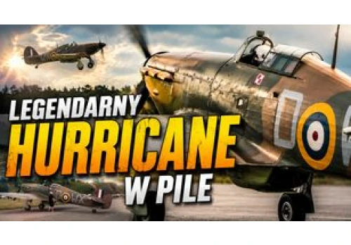 Hurricane na lotnisku w Pile