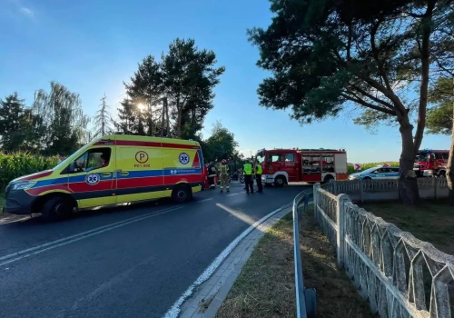 Wypadek dwóch motocyklistów. Jeden nie żyje (ZDJĘCIA)