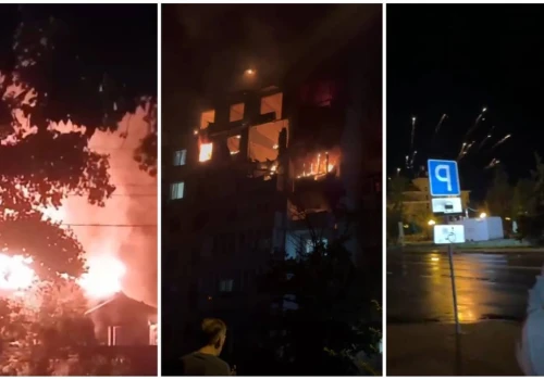 Seria eksplozji w rosyjskim Biełgorodzie. Centrum miasta stanęło w płomieniach
