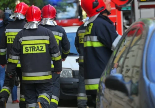 Ewakuacja hotelu w Olsztynie. Zawaliła się ściana
