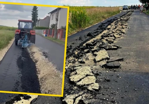 Rolnikowi, który zaorał drogę w Gliwicach może grozić nawet 10 lat więzienia
