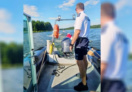 Skutery wodne i alkohol w Ślesinie. Dwóch kierujących zatrzymał patrol wodny