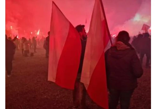 61. Marsz Szlakiem Pierwszej Kompanii Kadrowej w Świętokrzyskiem. Uroczyste powitania i program wydarzeń