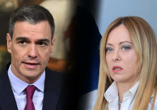 Sanchez i Meloni wymieniają się 