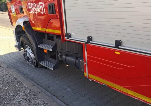 Strażacy nie dojechali do IZRM. Brali udział w kolizji