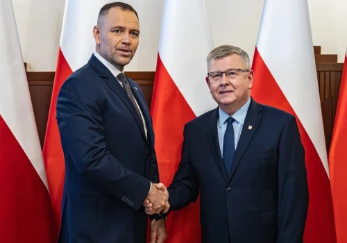 Karol Nawrocki z wizytą w Małopolsce. Prezydent spotkał się z mieszkańcami Skawiny