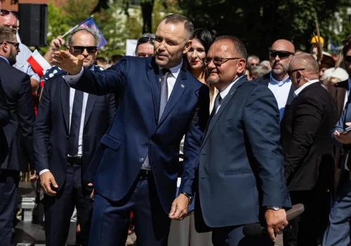Karol Nawrocki w Skawinie. Prezydent rozpoczął w Małopolsce drugi rok swojej prezydentur