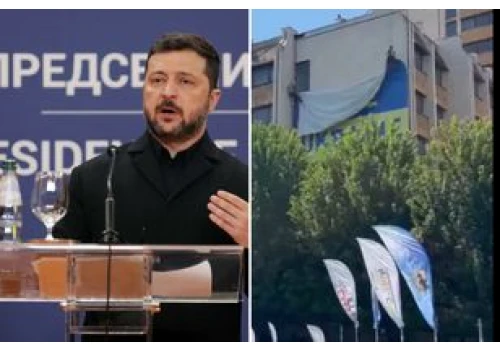 Kosowo wściekłe na Zełenskiego. W proteście zdjęto ukraińską flagę